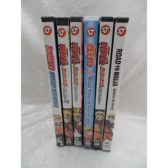Naruto Shippuden Movies - Set of 6 DVDs - Picture 1 of 8